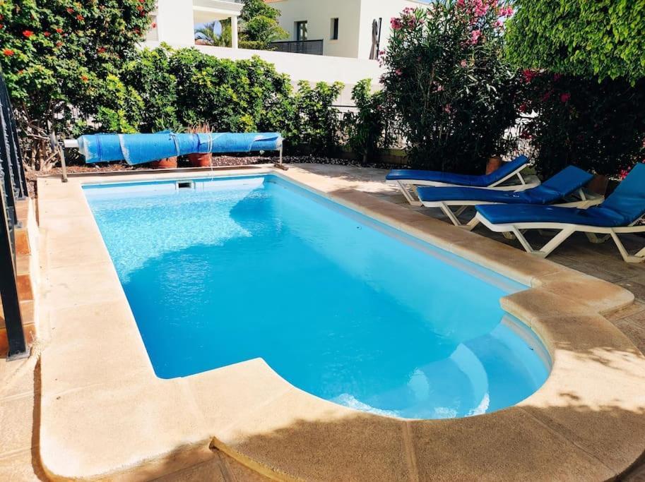 Private Pool 'Villa Vibe Tenerife' Sunset & Ocean View Chayofa Bagian luar foto
